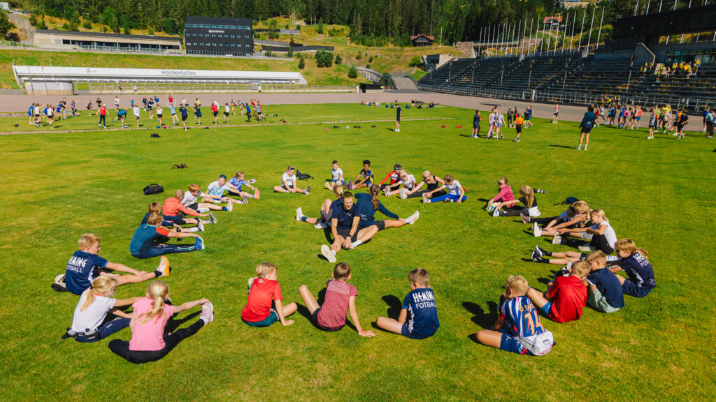 Bilde fra Bull sommerskiskole i Holmenkollen
