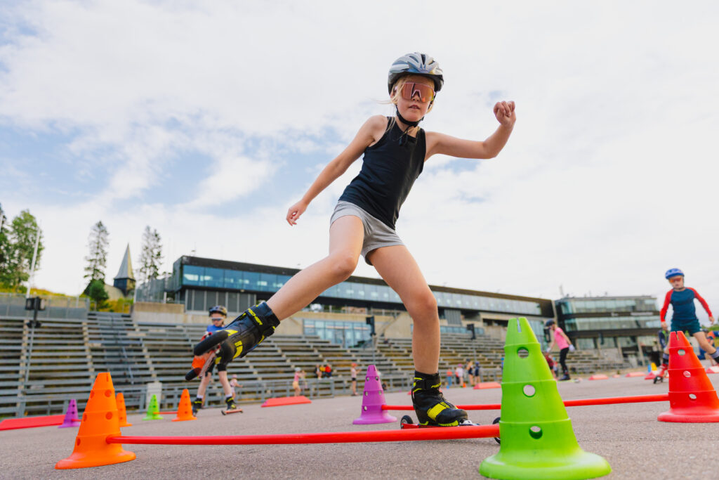 Bilde fra Bull sommerskiskole i Holmenkollen