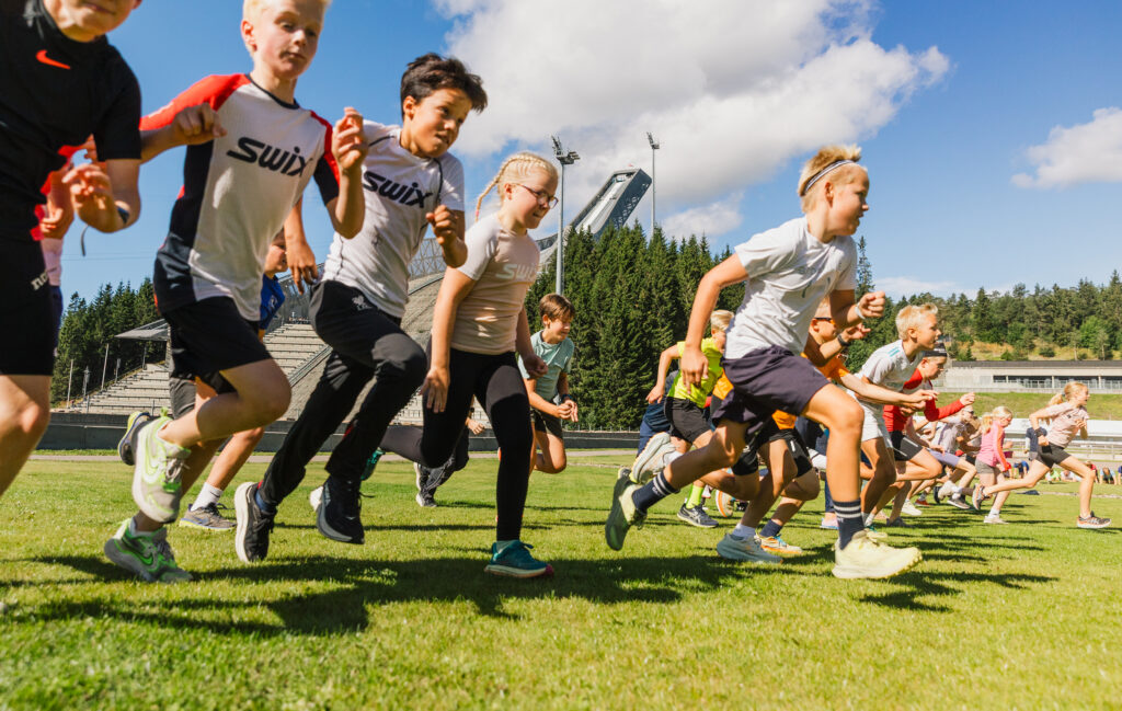 Bilde fra Bull sommerskiskole i Holmenkollen