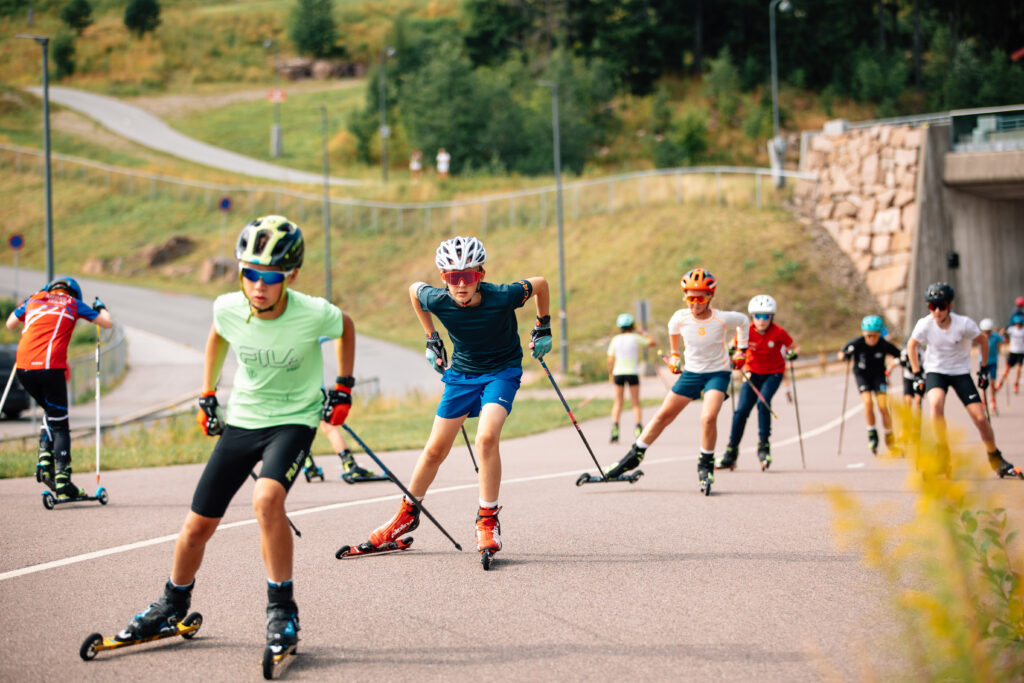 Bilde fra Bull sommerskiskole i Holmenkollen